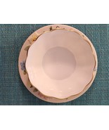 Haddon Hall Minton Bone China Bowl & Morning Glory Satin 3D Candle Holder Plate - $14.80