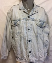 Vtg Gap Acid Washed Denim Jean Jacket Size Medium 80s 90s USA Made Distressed - £116.52 GBP