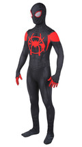 Spiderman Superhero Costume Into the Spiderverse Miles Morales Unisex Ad... - £31.96 GBP