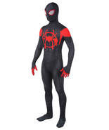 Spiderman Superhero Costume Into the Spiderverse Miles Morales Unisex Ad... - $39.99