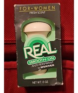 Vintage Real Smooth On Anti Perspirant By Mennen FRESH SCENT - 1.5 oz Mo... - $20.26 CAD