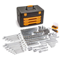 GEARWRENCH 243 Pc. 12 Pt. Mechanics Tool Set in 3 Drawer Storage Box - 8... - £245.74 GBP