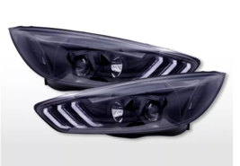 FK LED DRL Lightbar Projector Headlights Ford Focus 3 MK3 C346 3/5dr 15-18 LHD - £522.33 GBP