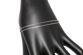 Trifari Silver Tone Elegance 7" Double Chain Bracelet w/Tags - $19.99