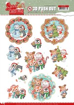 Find It Trading Yvonne Creations Punchout Sheet-Sweet Winter Animals, Sw... - €5,52 EUR