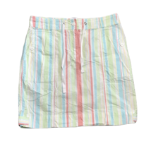 Jones New York Straight Skirt ~ Sz 10 ~ Multi Color ~ Stripes ~ Above Knee - £10.66 GBP