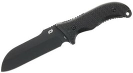 Schrade Bedrock Sheepsfoot Fixed Blade w Sheath Knife Black - $37.99
