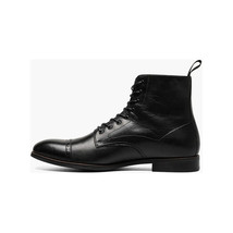 Stacy Adams Henry Cap Toe Lace Up Boot Leather Black  25718-001 image 5