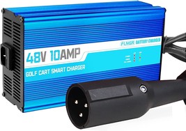 FLNGR 48 Volt Golf Cart Battery Charger for Club Car 10 Amp Smart - New ... - £59.09 GBP