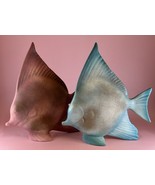 Ceramic Angelfish Set of Two Pink Teal 9in - €13,71 EUR Ceramic Angelfish Set of Two Pink Teal 9in - €13,71 EUR