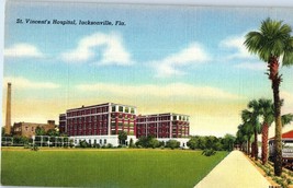 St Vincents Hospital Jacksonville Florida Postcard - £5.89 GBP