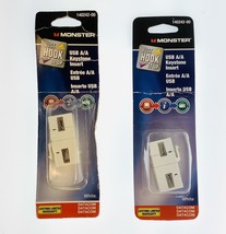 2 Pack White Datacom Cable USB A/A Keystone Insert 140242-00 For USB 2.0 - £15.81 GBP