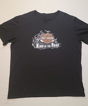 Harley Davidson Mens Size 2XL Black T Shirt King Of The Road - $16.71