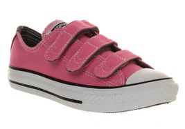 Genuine Converse Chuck Taylor Pink Lo Top Girls Kids Trainers Sizes 2 UK - £34.72 GBP