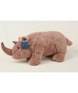 Windsor Palace Plastic Tag Standing Rhino Rhinoceros Plush Toy Vintage - $18.40 CAD