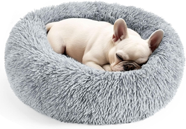Dog &amp; Cat Bed for Indoor Cats, 20In Calming Donut Bed for Puppy and Kitt... - $17.65