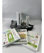 Nintendo Wii Console White w/Controller &amp; 3 Games GameCube Compatible Te... - $1,237.15 MXN