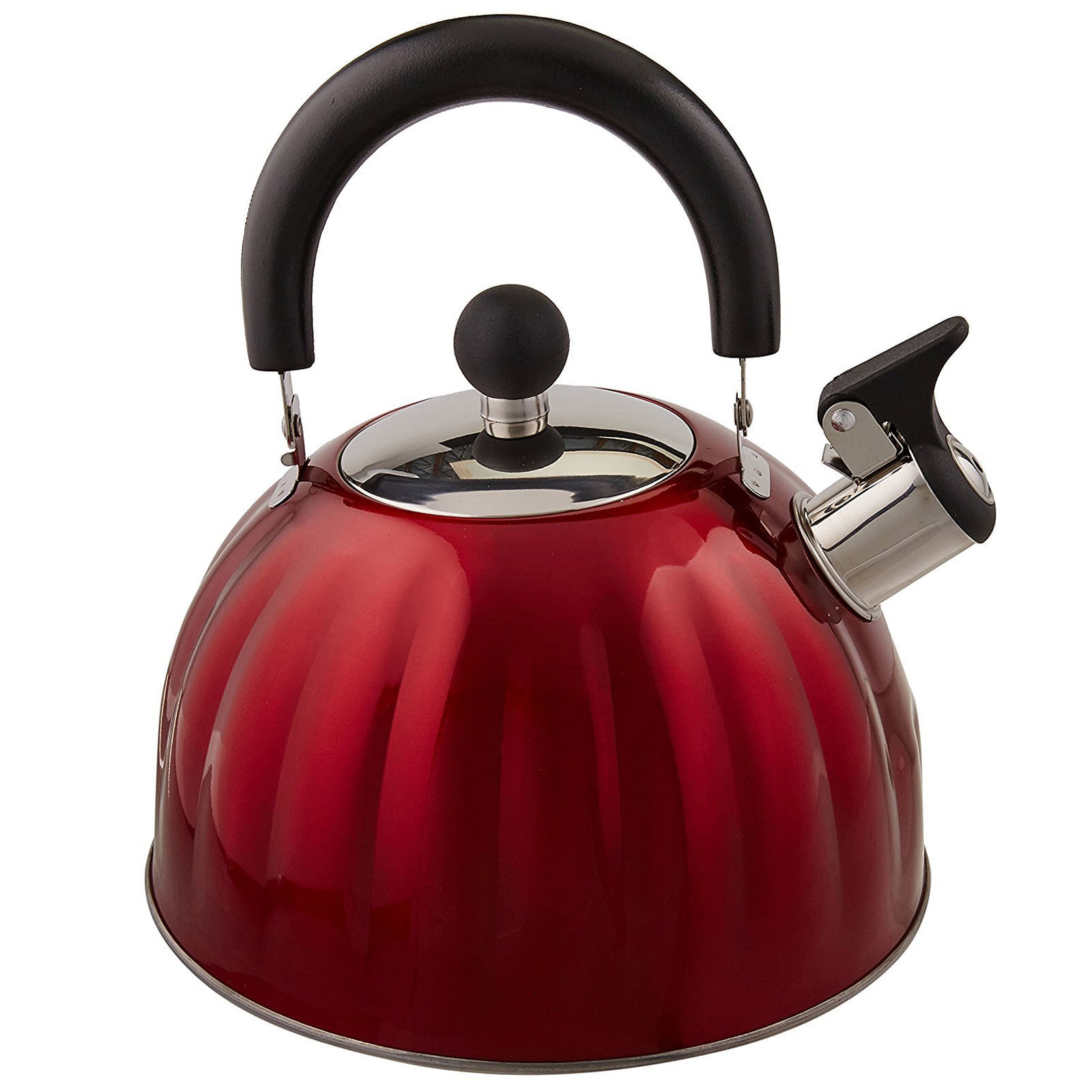 Primary image for Mr. Coffee Twining 2.1 Quart Pumpkin Tea Kettle in Red