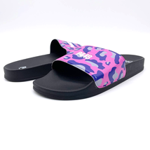 P448 Unisex M8 W10.5 Super Water Resistant Slide Sandal Purple Leopard P... - $41.45