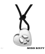 MISS SIXTY HEART NECKLACE - £27.37 GBP