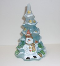 Fenton Glass Green Opal Snow Stars Cardinal Christmas Tree Figurine Ltd ... - $212.92
