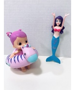 Banzai Magical Mermaid &amp; Bloopies Floaties Unicorn Bath Pool Water Set O... - £10.35 GBP