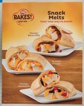 Dairy Queen Poster DQ Bakes Snack Melts 22x28 dq2 - £64.81 GBP