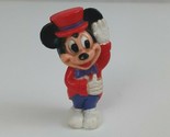 Vintage Mickey Mouse Wearing Red Tuxedo 2.25&quot; Collectible Figure Rare - $8.72