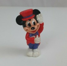 Vintage Mickey Mouse Wearing Red Tuxedo 2.25&quot; Collectible Figure Rare - £6.93 GBP