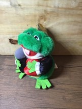 CAF Great American Fun Corp Singing Frog Plush Electronic 8” Valentines Day - £5.91 GBP