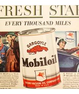 1941 Mobil Gas And Oil Advertisement Mobiloil Gargoyle Socony Vacuum DWNN12 - €34,73 EUR