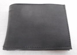 BI-FOLD Wallet Genuine Leather Multi-Window Pass Case Compact Spacious HandCraft - £12.45 GBP