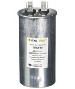 TITAN PRO Motor Run Capacitor, 40 MFD, Round, Aluminum - $42.33 CAD