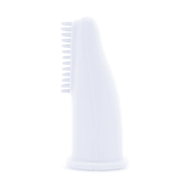 Dog Cat Soft Pet Finger Nontoxic Silicone Toothbrush Teeth Cleaning Breath Care - £7.82 GBP