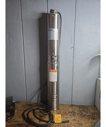 WASSERMANN 4&quot; Deep Well Submersible Pump 1HP 220V/60HZ 33GPM 190FT Head - $1,560.68 MXN