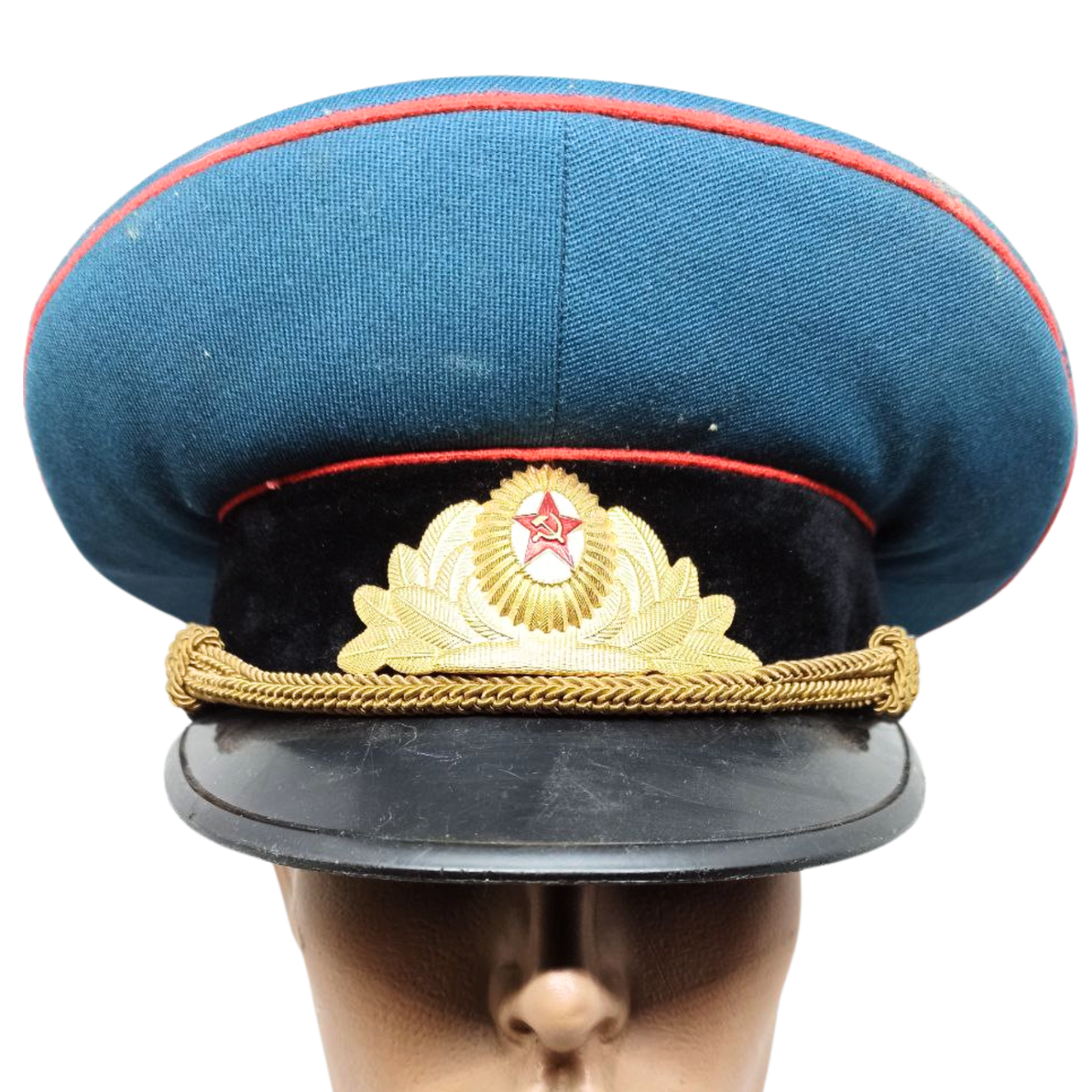 Cappello Russian Parade Visiera Ufficiale Sovietico Berretto Distintivo ... - $42.10