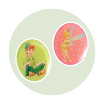 Peter Pan Disney Carrefour Tiny Pins: Peter and Tinker Bell - $39.90
