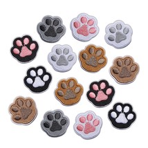 14Pcs Paw Print Patches For Clothing, Iron On / Sew On Embroidery Appliq... - £12.57 GBP