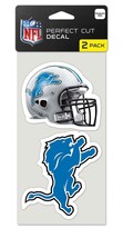 Detroit Lions Set of 2 Die Cut Decals - $595.80 MXN