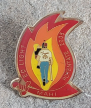 2005 Masonic Mahi Shriners Potentate Ed Light Fire Flame Vintage Lapel H... - $9.99