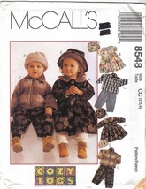 McCalls 8548 Children&#39;s Jacket Dress Pants Hats Sizes: 2, 3 &amp; 4 Uncut - £5.57 GBP