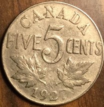 1927 Canada 5 Cents Coin - £1.11 GBP