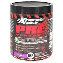 Extreme Edge Pre Workout Muscle Recharging Stack Nitric Oxide Booster Vigorous G - £21.93 GBP