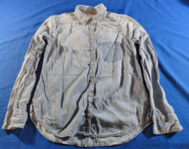 HOLLISTER LIGHT BLUE HIPSTER LONG SLEEVE BUTTON UP LIGHTWEIGHT SHIRT SMALL - $15.14