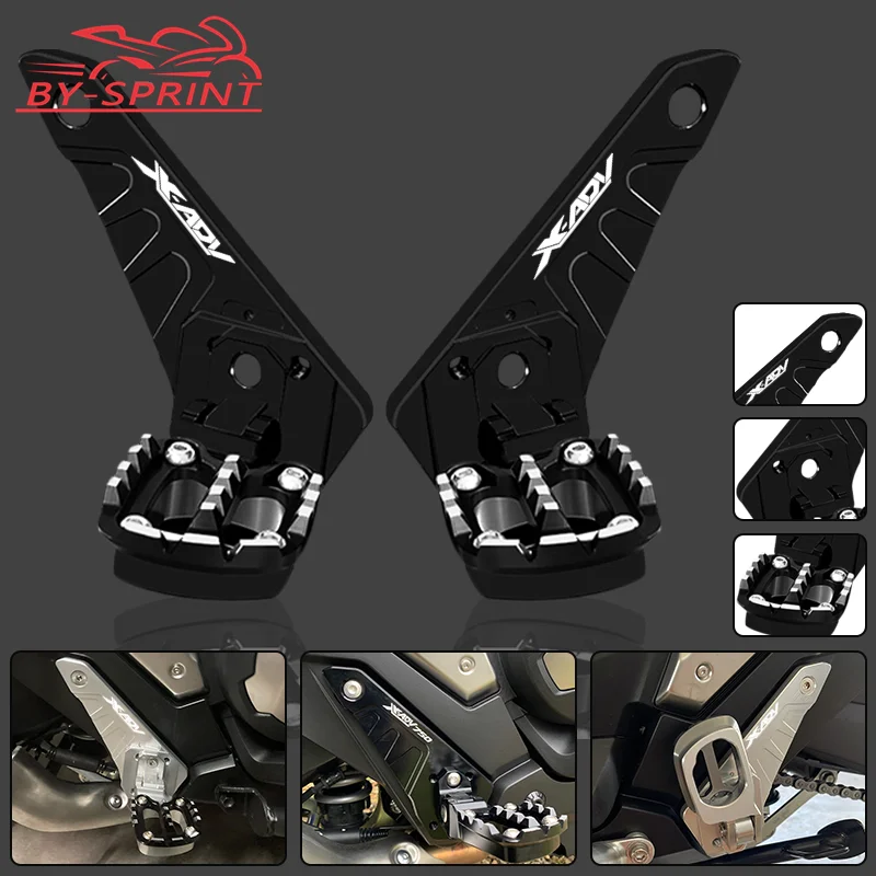 For HONDA X-ADV XADV750 2021 2022 2023 2024 Motorcycle Adjustable Rear Foot Pegs - $88.00