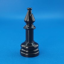 Pressman Chess Men Bishop Black Hollow Staunton Replacement Game Piece 1124 - $3.95