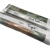 5D Diamond Painting Kits 30 cm x 40 cm Tiger/Forest Loft Lot of 2 NEW - £11.00 GBP