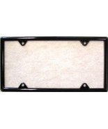 Classic Black Plastic License Plate Frame LPF-001 - £15.14 GBP