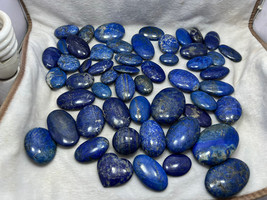 Hearts shape polished healing chakra good Quality Lapis Lazuli  53PC lot 2.9kg - £117.45 GBP