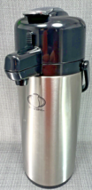 Service Ideas Stainless Steel Coffee Airpot 2.2 Liter Swivel Base Glass ... - £11.77 GBP